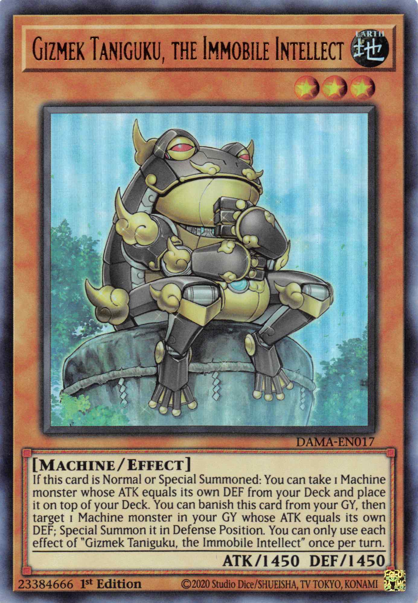 Gizmek Taniguku, the Immobile Intellect [DAMA-EN017] Ultra Rare | Gaming Infinity