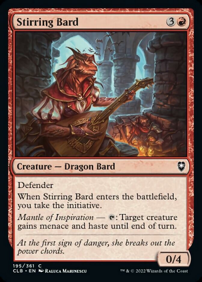 Stirring Bard [Commander Legends: Battle for Baldur's Gate] | Gaming Infinity