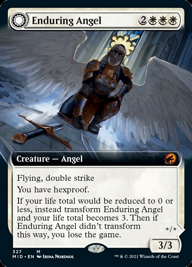 Enduring Angel // Angelic Enforcer (Extended) [Innistrad: Midnight Hunt] | Gaming Infinity