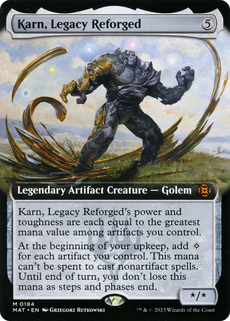 Karn, Legacy Reforged (Extended Art) [March of the Machine: The Aftermath] | Gaming Infinity