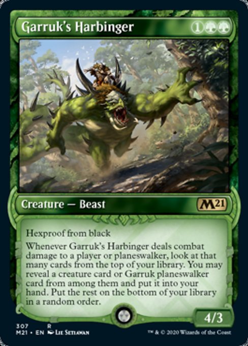 Garruk's Harbinger (Showcase) [Core Set 2021] | Gaming Infinity