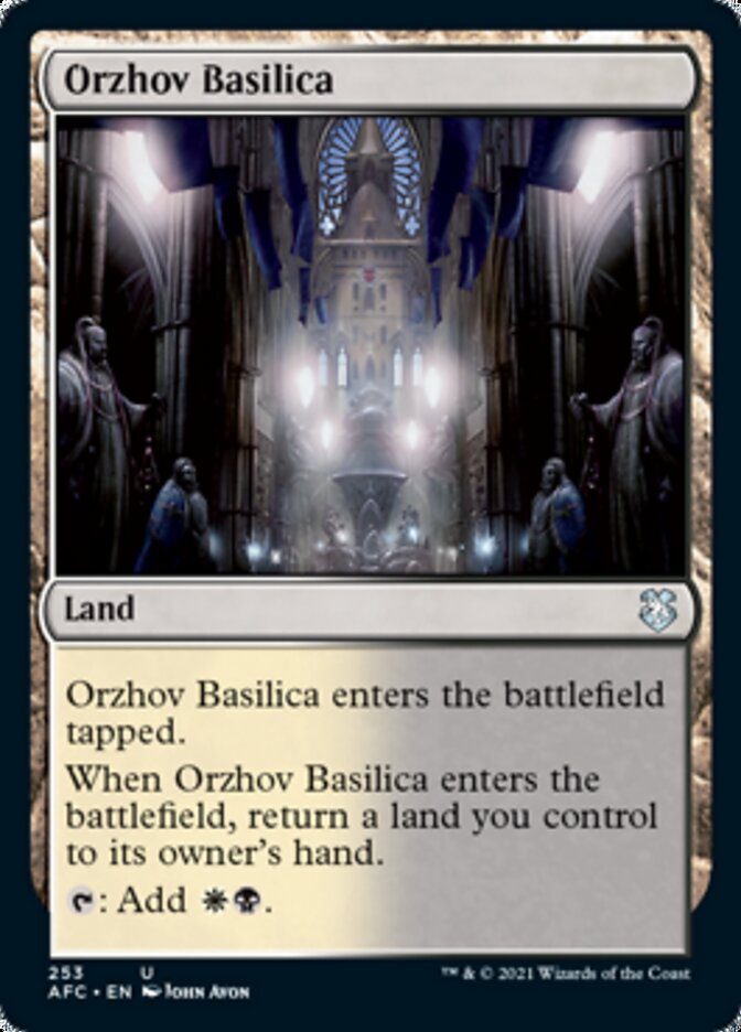 Orzhov Basilica [Dungeons & Dragons: Adventures in the Forgotten Realms Commander] | Gaming Infinity