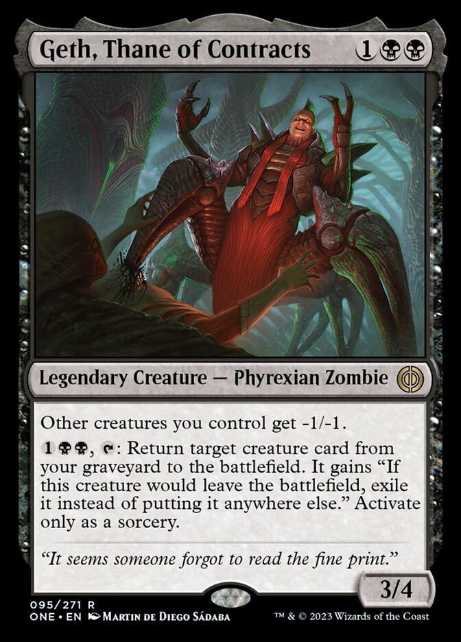 Geth, Thane of Contracts [Phyrexia: All Will Be One] | Gaming Infinity