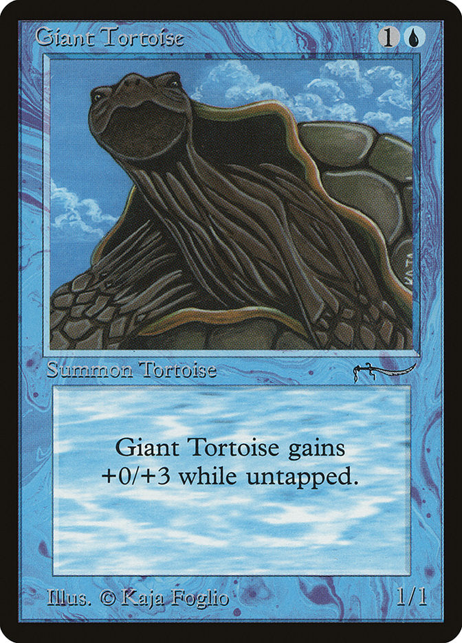 Giant Tortoise (Light Mana Cost) [Arabian Nights] | Gaming Infinity