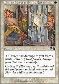 Rune of Protection: White [Urza's Saga] | Gaming Infinity