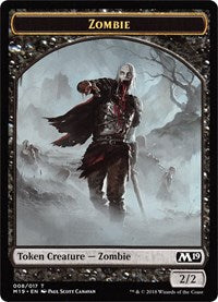 Zombie // Thopter Double-sided Token (Game Night) [Core Set 2019 Tokens] | Gaming Infinity