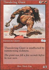 Thundering Giant [Urza's Saga] | Gaming Infinity