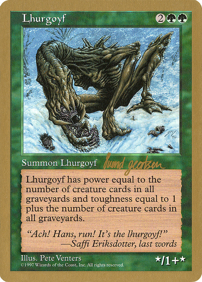 Lhurgoyf (Svend Geertsen) [World Championship Decks 1997] | Gaming Infinity