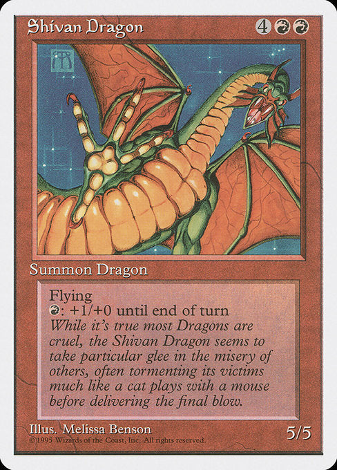 Shivan Dragon [Fourth Edition] | Gaming Infinity