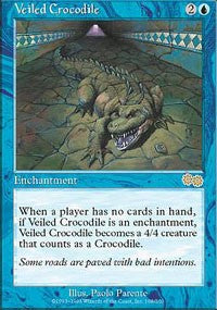 Veiled Crocodile [Urza's Saga] | Gaming Infinity