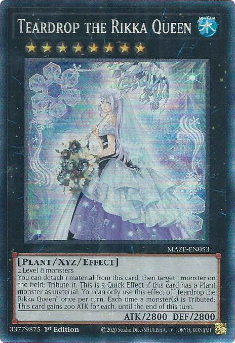 Teardrop the Rikka Queen [MAZE-EN053] Collector's Rare | Gaming Infinity