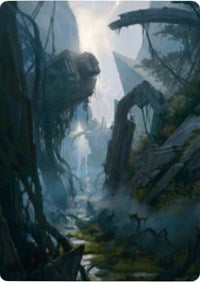 Swamp 2 Art Card [Zendikar Rising Art Series] | Gaming Infinity