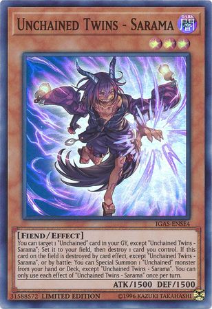 Unchained Twins - Sarama [IGAS-ENSE4] Super Rare | Gaming Infinity