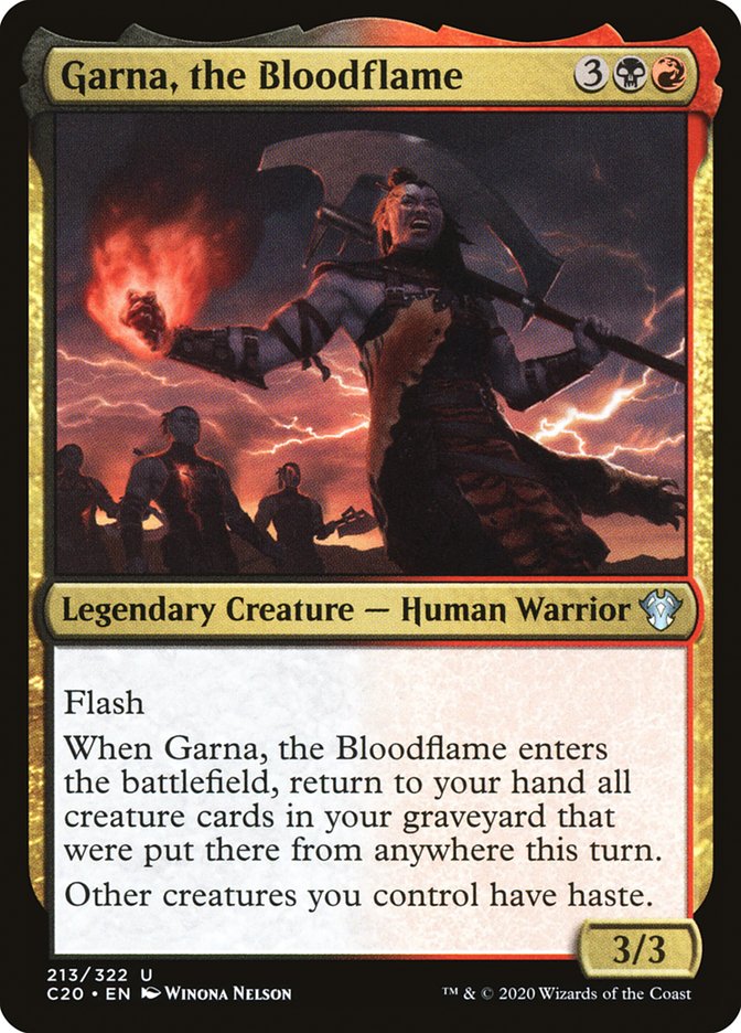 Garna, the Bloodflame [Commander 2020] | Gaming Infinity