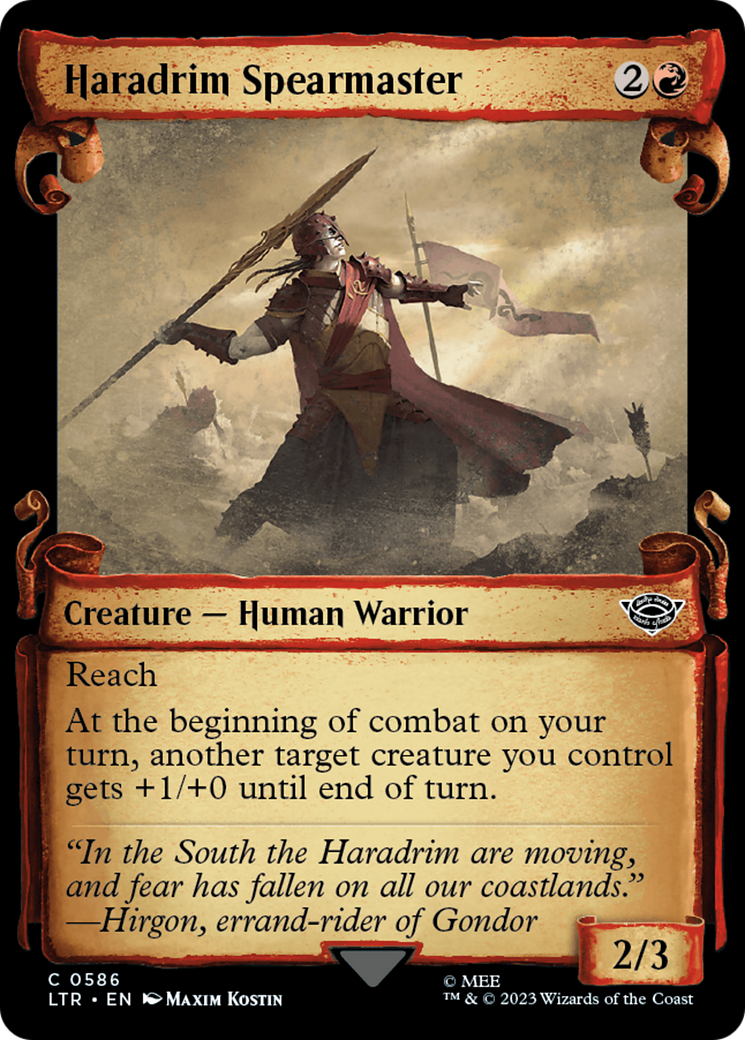 Haradrim Spearmaster [The Lord of the Rings: Tales of Middle-Earth Showcase Scrolls] | Gaming Infinity