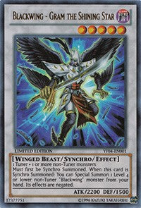 Blackwing - Gram the Shining Star [Yu-Gi-Oh! 5D's Manga Promotional Cards] [YF04-EN001] | Gaming Infinity