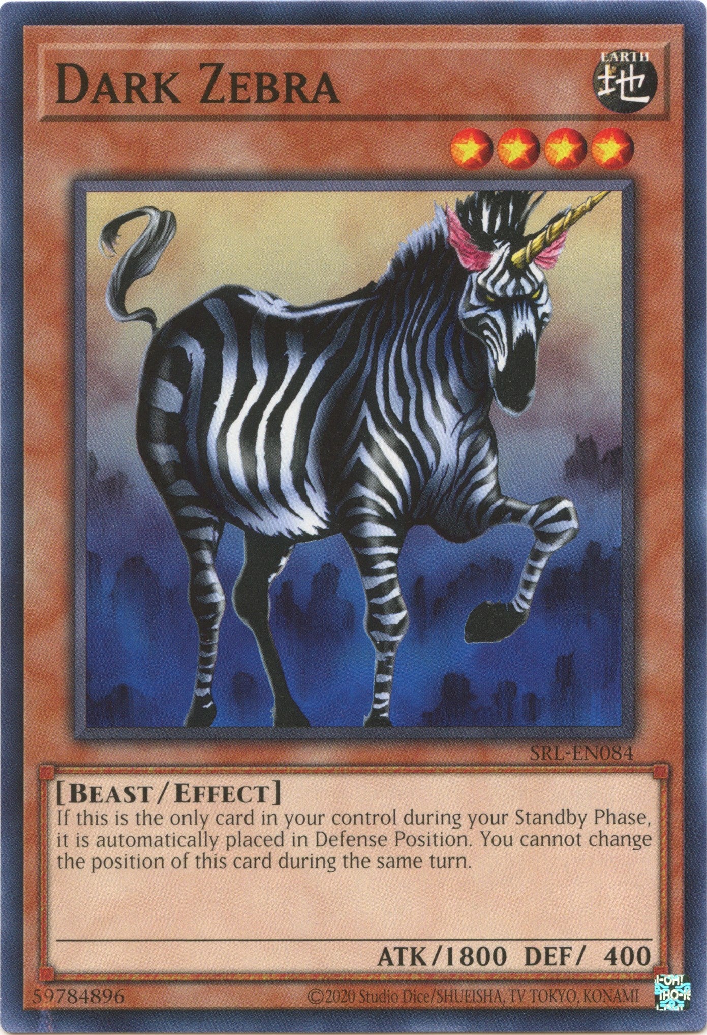 Dark Zebra (25th Anniversary) [SRL-EN084] Common | Gaming Infinity