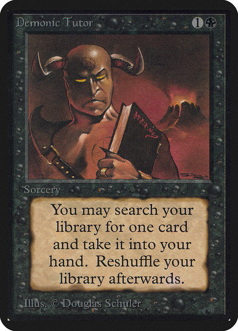 Demonic Tutor [Limited Edition Alpha] | Gaming Infinity