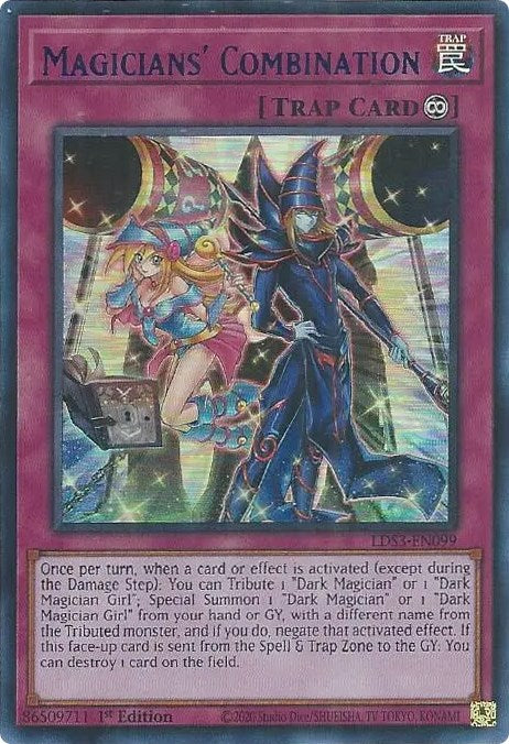 Magicians' Combination (Blue) [LDS3-EN099] Ultra Rare | Gaming Infinity