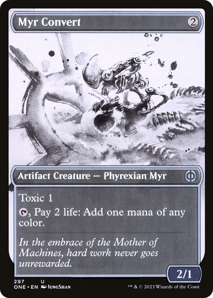 Myr Convert (Showcase Ichor) [Phyrexia: All Will Be One] | Gaming Infinity