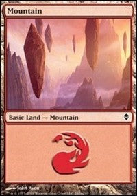 Mountain (242a) [Zendikar] | Gaming Infinity