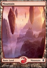 Mountain (242) - Full Art [Zendikar] | Gaming Infinity