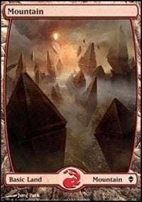 Mountain (243) - Full Art [Zendikar] | Gaming Infinity