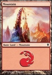 Mountain (244a) [Zendikar] | Gaming Infinity