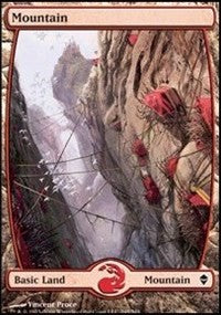 Mountain (245) - Full Art [Zendikar] | Gaming Infinity