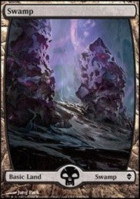 Swamp (239) - Full Art [Zendikar] | Gaming Infinity