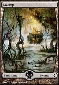 Swamp (240) - Full Art [Zendikar] | Gaming Infinity