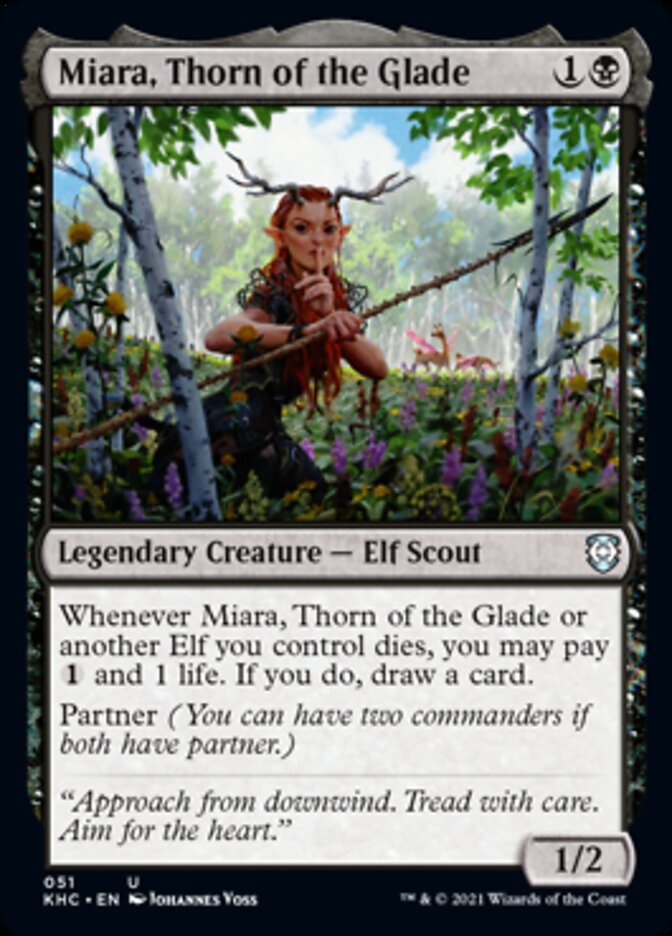 Miara, Thorn of the Glade [Kaldheim Commander] | Gaming Infinity