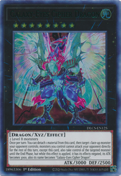 Galaxy-Eyes Cipher Dragon (Green) [DLCS-EN125] Ultra Rare | Gaming Infinity