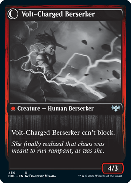 Voltaic Visionary // Volt-Charged Berserker [Innistrad: Double Feature] | Gaming Infinity