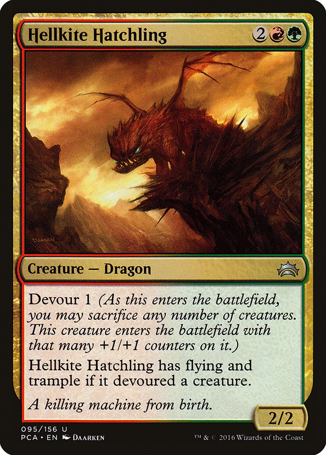 Hellkite Hatchling [Planechase Anthology] | Gaming Infinity