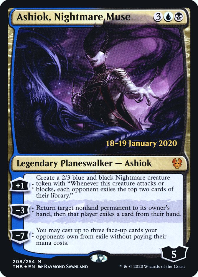 Ashiok, Nightmare Muse [Theros Beyond Death Prerelease Promos] | Gaming Infinity