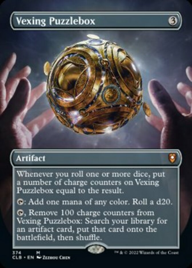 Vexing Puzzlebox (Borderless Alternate Art) [Commander Legends: Battle for Baldur's Gate] | Gaming Infinity