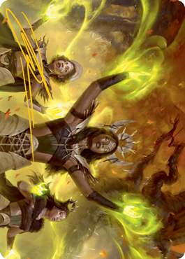 Dawnhart Wardens Art Card (Gold-Stamped Signature) [Innistrad: Midnight Hunt Art Series] | Gaming Infinity