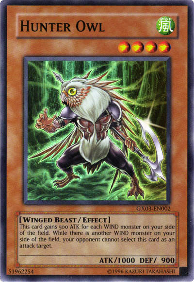 Hunter Owl [GX03-EN002] Super Rare | Gaming Infinity