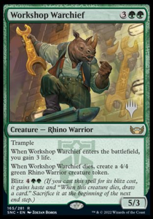 Workshop Warchief (Promo Pack) [Streets of New Capenna Promos] | Gaming Infinity