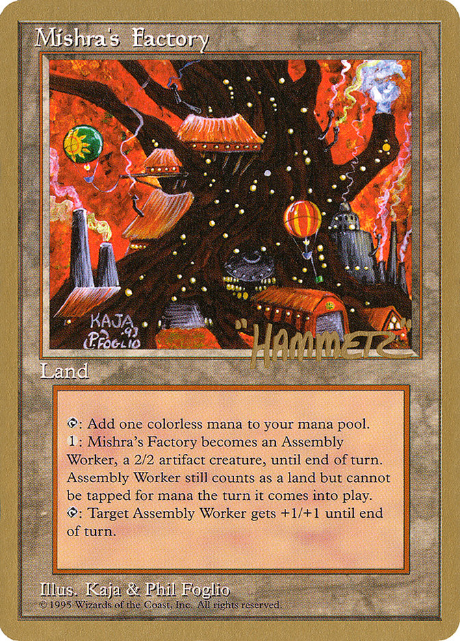 Mishra's Factory (Shawn "Hammer" Regnier) [Pro Tour Collector Set] | Gaming Infinity