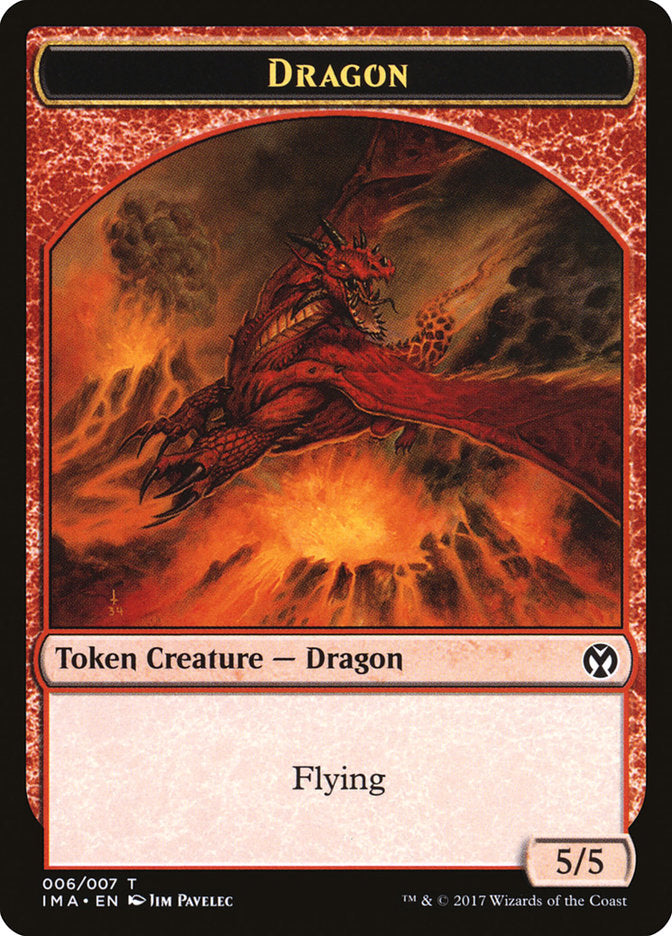 Dragon (006/007) [Iconic Masters Tokens] | Gaming Infinity