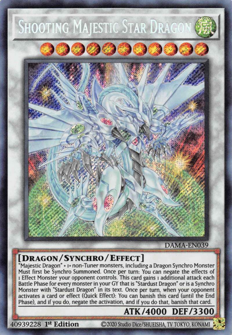 Shooting Majestic Star Dragon [DAMA-EN039] Starlight Rare | Gaming Infinity