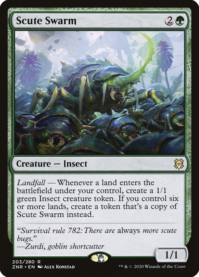 Scute Swarm [Zendikar Rising] | Gaming Infinity