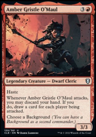 Amber Gristle O'Maul [Commander Legends: Battle for Baldur's Gate] | Gaming Infinity