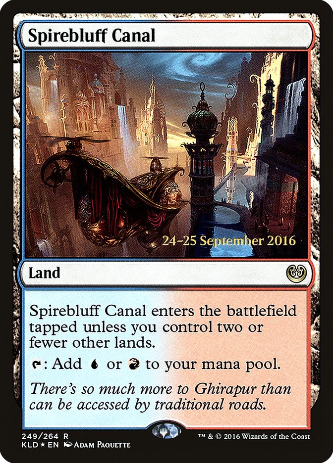 Spirebluff Canal  [Kaladesh Prerelease Promos] | Gaming Infinity