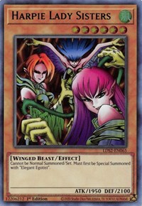 Harpie Lady Sisters (Green) [LDS2-EN065] Ultra Rare | Gaming Infinity