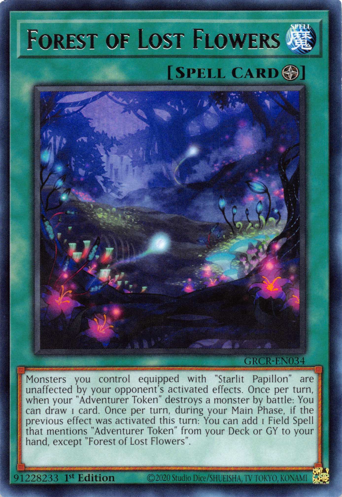 Forest of Lost Flowers [GRCR-EN034] Rare | Gaming Infinity