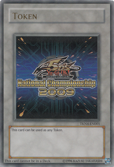 Yu-Gi-Oh 5D's 2009 National Championship Token [TKN4-EN001] Ultra Rare | Gaming Infinity