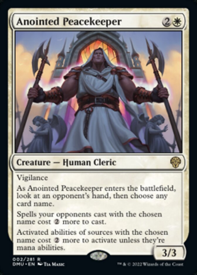 Anointed Peacekeeper [Dominaria United] | Gaming Infinity